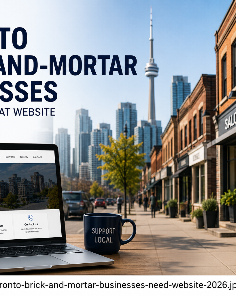Toronto brick-and-mortar businesses with a modern website