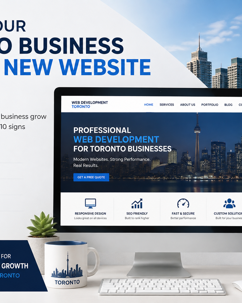 Signs a Toronto business needs a new website in 2026