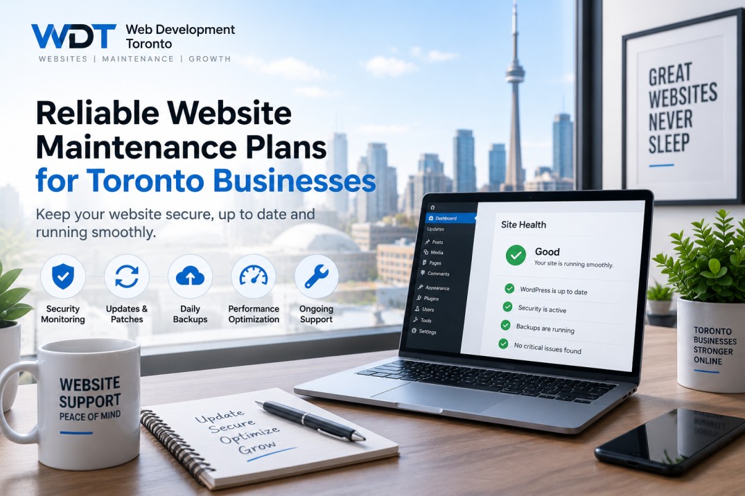 Affordable website maintenance plans for Toronto businesses