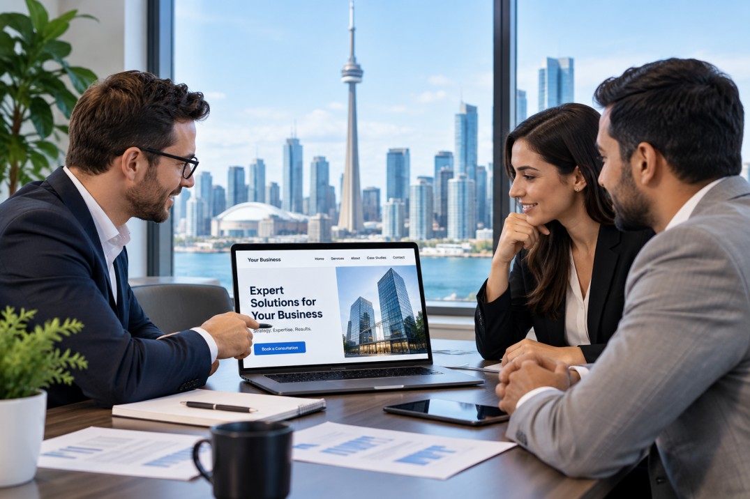 Website design for professional services firms in Toronto